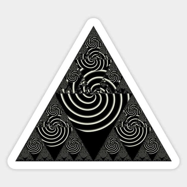 Sierpinski VI Sticker by rupertrussell